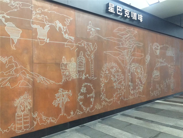 柏乡耐候钢幕墙